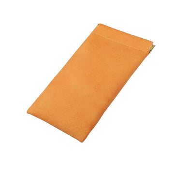 Xajzpa Simple and Fashionable Soft Leather Readingglasses Bag,PUleather Sunglasses Bag Simple Glasses Storage Bag, Glasses Accessories